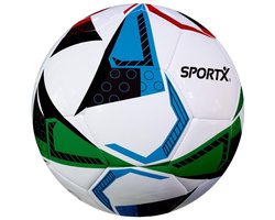 SportX Voetbal Triangle Froster 330-350 g Wit/Groen/Rood/Blauw