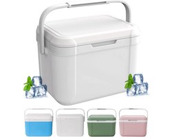 Kleine passieve koelbox 5 liter met lange warmtebehoudtijd voor auto, camping en picknick