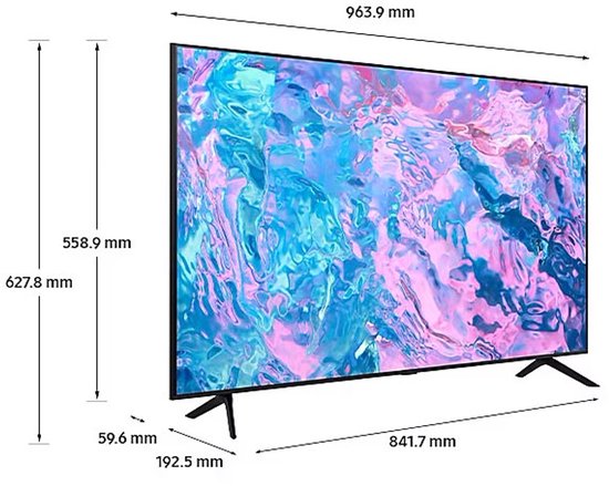 Samsung UE43CU7172 - 43 inch - 4K LED - 2023 - Buitenlands model