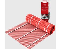 Warmup Stickymat 2m2 vloerverwarmingsmat met Levenslange Garantie| Elektrische vloerverwarming | 200Watt m2