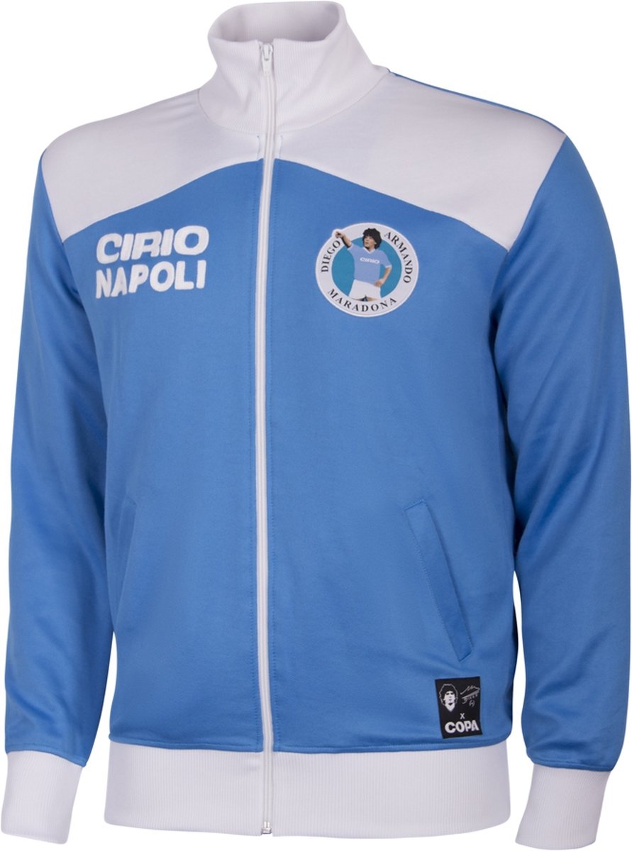 COPA - Maradona Napoli 1984 Retro Voetbalvest - Heren - Blauw - L