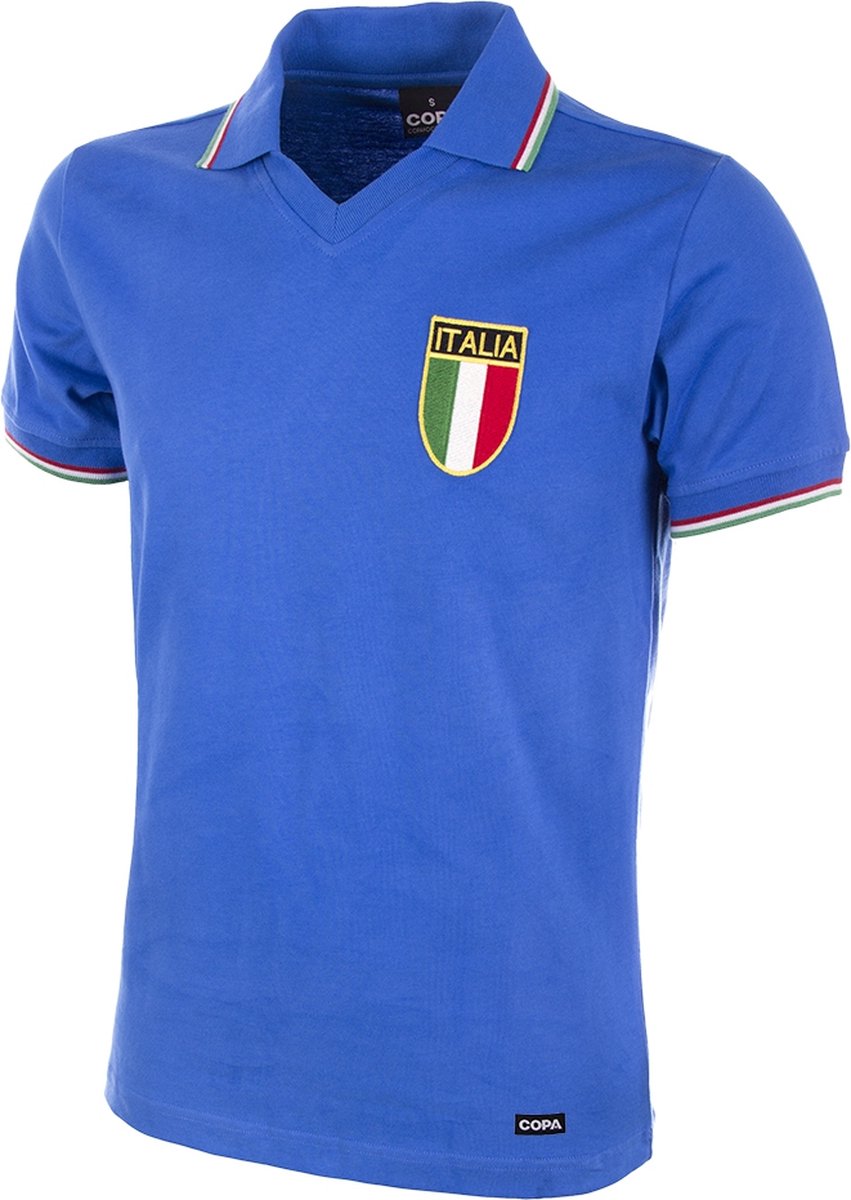 COPA - Italië World Cup 1982 Retro Voetbalshirt - Mannen - Blauw - S