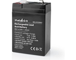 6V 4.0Ah Accu voor Elektrische Kinderauto – Universele AGM Batterij voor oa. Kinderwagens – Onderhoudsvrije Stroombron 70x47x101mm