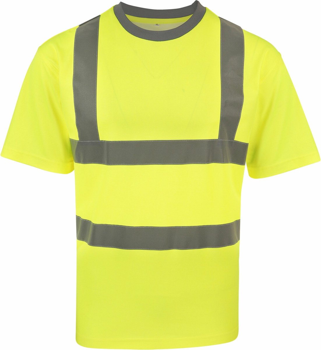 Korntex - Heavy Duty Polycotton Hi-Vis T-Shirt Barcelona - Signal Yellow - XL