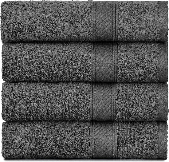 Set van 4 badstof handdoeken 600 g, ZAVARA