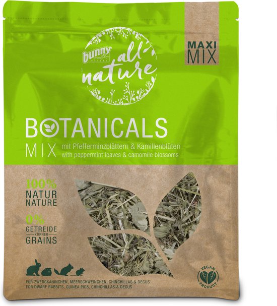 Bunny Nature Botanicals Konijnensnack Pepermunt & Kamillebloesem 400 gr