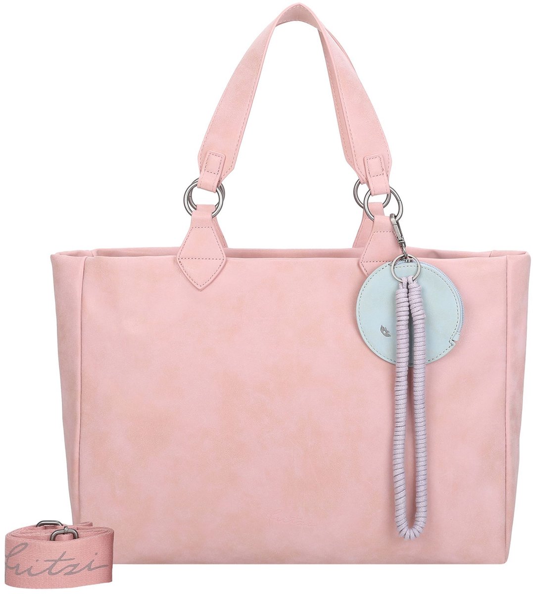 Fritzi aus Preußen Schoudertas Izzy Vintage Shoulder Bag Candy Roze