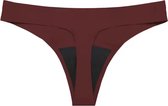 Vrouwen Menstruatie String Maat XL Elastisch 4 Laags Ondergoed Ademend Katoen Regular Taille Slipje Bamboevezel Lingerie Onderbroek Lekvrij Maandelijks Heavy Flow Snelle Absorptie Periode Maandverband Tampon