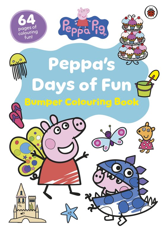 Peppa Pig- Peppa Pig: Peppa’s Days of Fun Bumper Colouring ... - cover