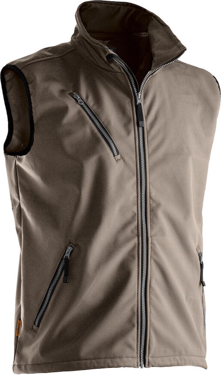 Jobman 7502 Softshell Vest 65750271 - Khaki - L