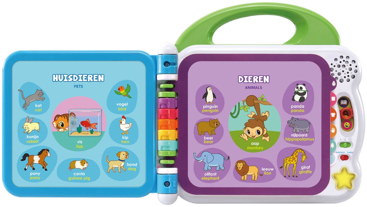 VTech Baby Mijn Eerste 100 Woordjes Boek - Educatief Speelgoed - Woordjes Leren - Nederlands & Engels Gesproken - Cadeau - Kinderspeelgoed 1.5 tot 4 Jaar — afbeelding 5