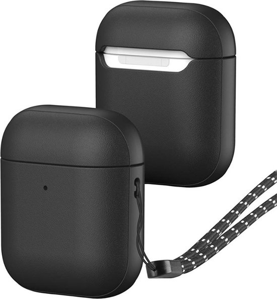 Dux Ducis - Hoes geschikt voor Airpods 1/2 - Plen Series Airpods 1/2 Case - Zwart