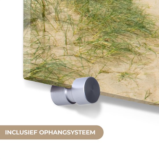 Peinture sur verre - Plage - Mer - Dune - België - 120x80 cm - Peintures Plexiglas