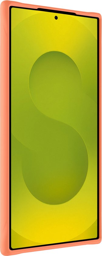 Coque pour Samsung S25 Ultra Case Siliconen Case - Coque pour Samsung Galaxy S25 Ultra Case Siliconen - Pêche - 2 Pièces