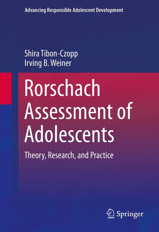 Rorschach Assessment of Adolescents - cover