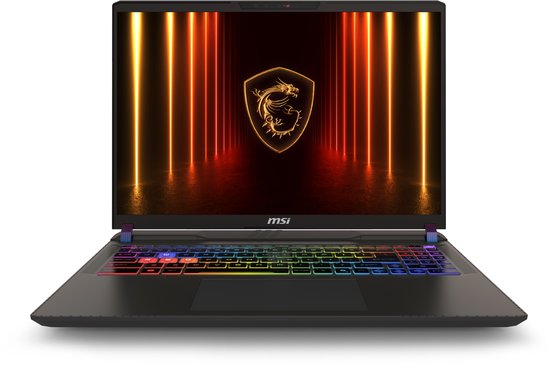 MSI Vector 16 HX AI A2XWHG-205NL Intel Core Ultra 7 255HX Laptop 40,6 cm (16") Quad HD+ 16 GB DDR5-SDRAM 1 TB SSD NVIDIA GeForce RTX 5070 Ti Wi-Fi 6E (802.11ax) Windows 11 Home Grijs