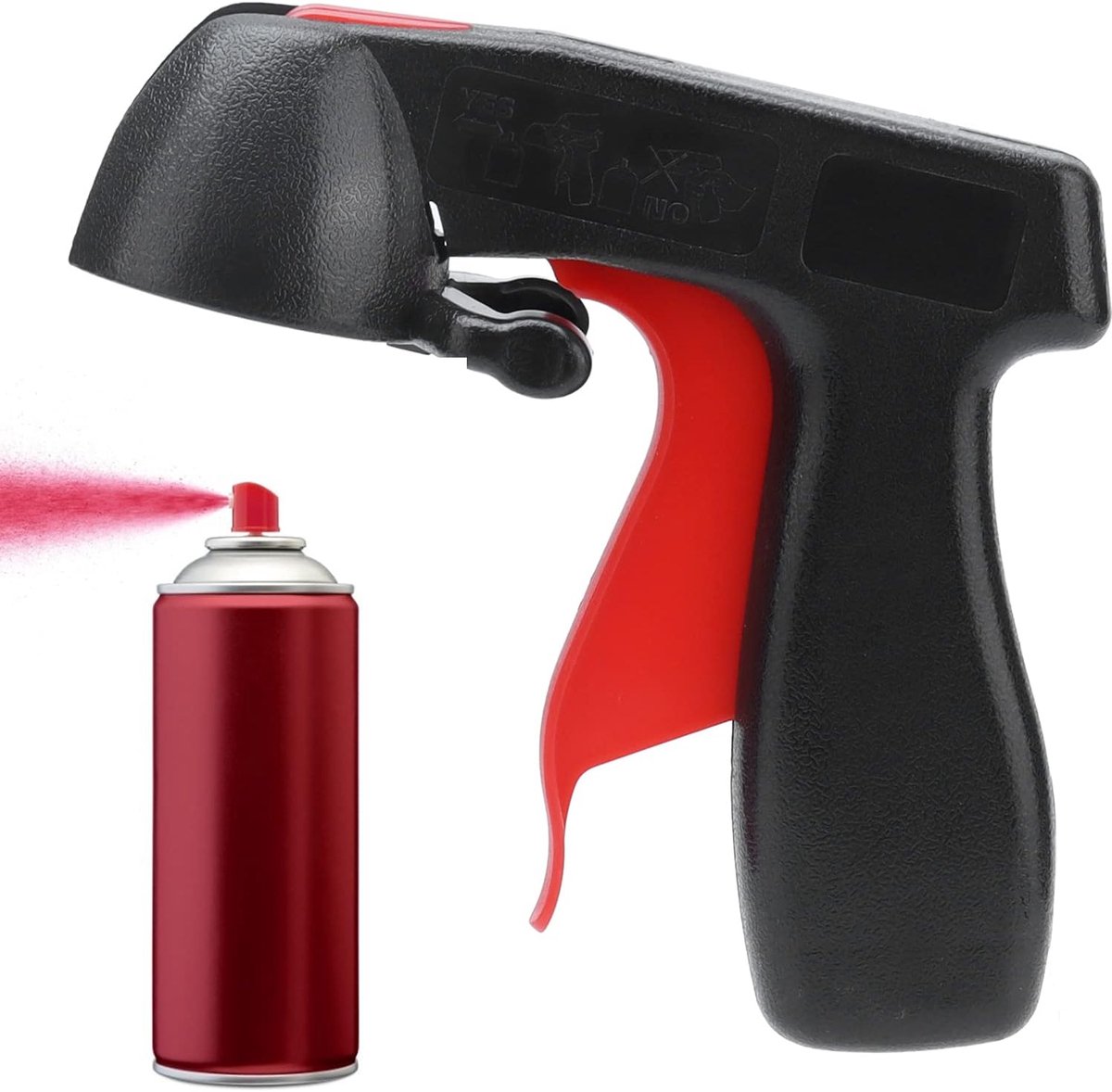 2 Stuks Instant Spuitmachine Handvat voor Spuitbussen - Ergonomisch en Eenvoudig te Bevestigen