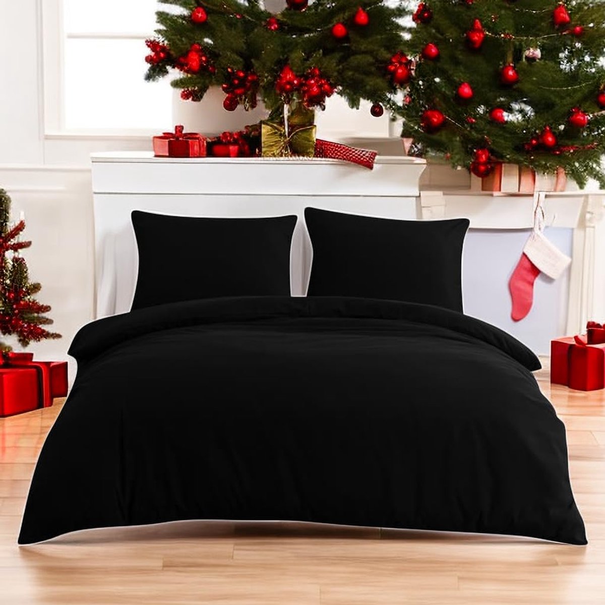 My Ninki ® Stijlvol en Comfortabel Beddengoedset met Zacht Microvezel Dekbedovertrek en Kussenslopen