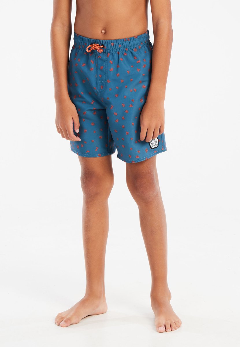 Protest Prttyson Jr – Zwembroek Jongens – Tailleband elastiek – Koordsluiting – Raku Blauw