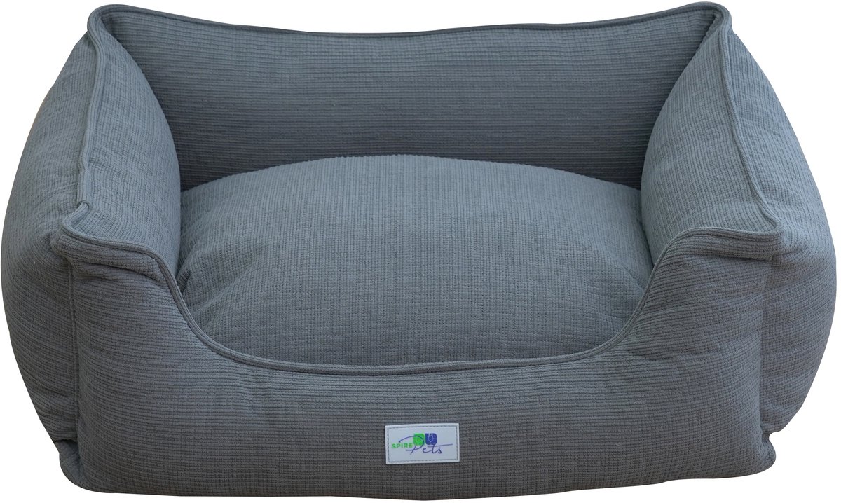 Hondenmand Bastiaan - Ribcord hondenbed - Comfortable & Warm - maat M - Binnenmaat: 55 x 48 x 10 cm