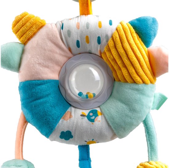 Eurekakids Baby Hanger - Rammelaar en Hanger in 1 - Met Verschillende Texturen van Eurekakids — afbeelding 3