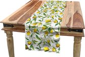 New Bed Natuur Citroen houtachtig romantisch Accent Rechthoekige Tafelrunner, 40cm x 180cm