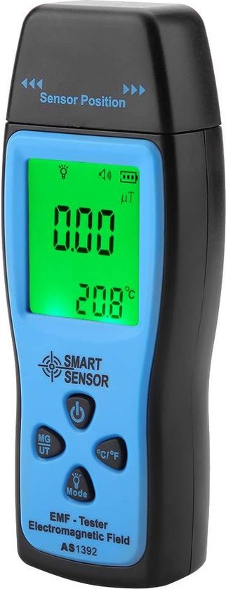 Display Unit Radiometer Digitale Elektromagnetische Radiometer Mini LCD-Display EMF-Tester ...