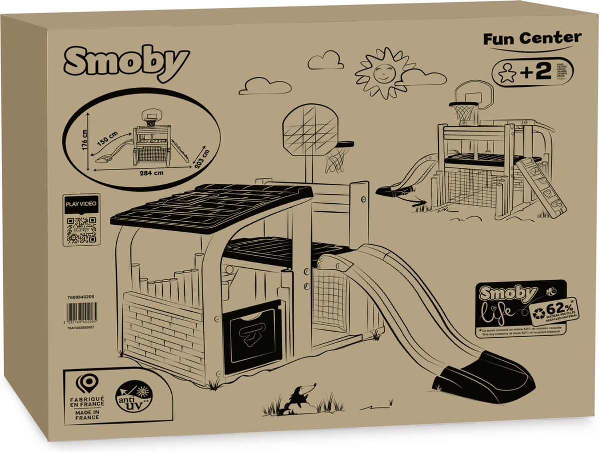 Smoby - Smoby Life - Fun Center - Speelhuis - Sportcenter - Vanaf 2 jaar. — afbeelding 6