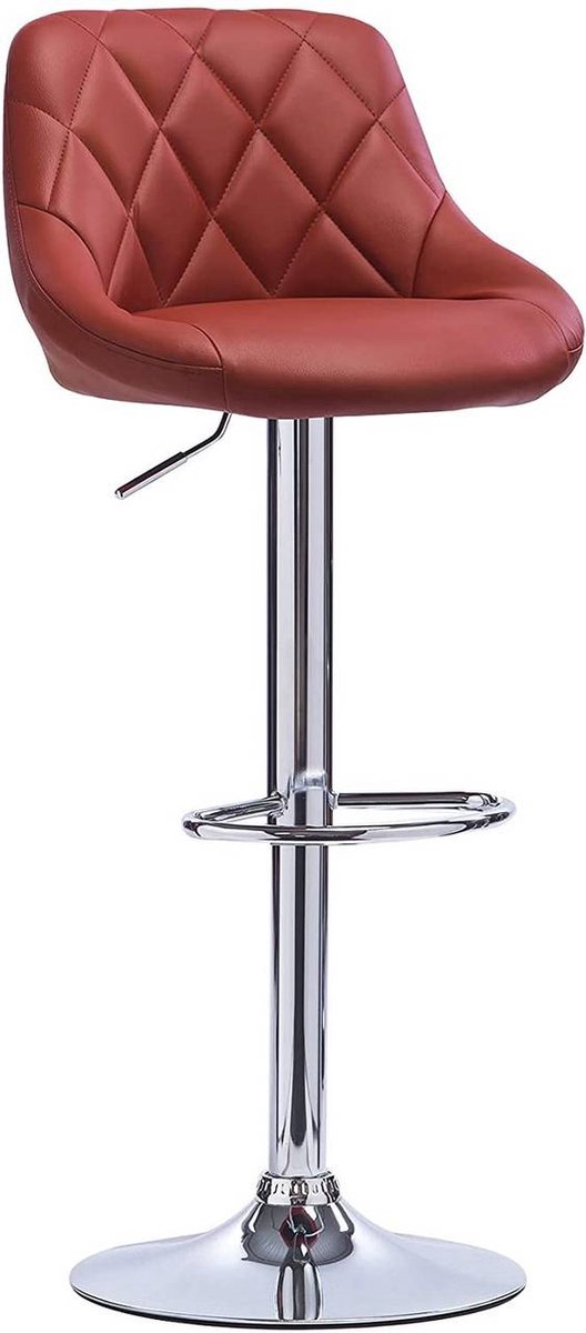 Bolt Edge Designer Barkruk - Ergonomisch - Donkerrood - In hoogte verstelbaar - Set van 1