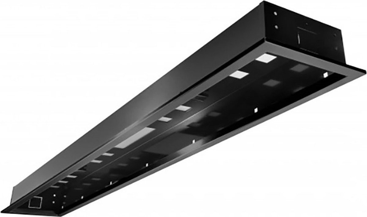 Heatstrip Inbouwframe Behuizing Flushmount Zwart Voor 3200W model type Design met afstandsbediening en/of app