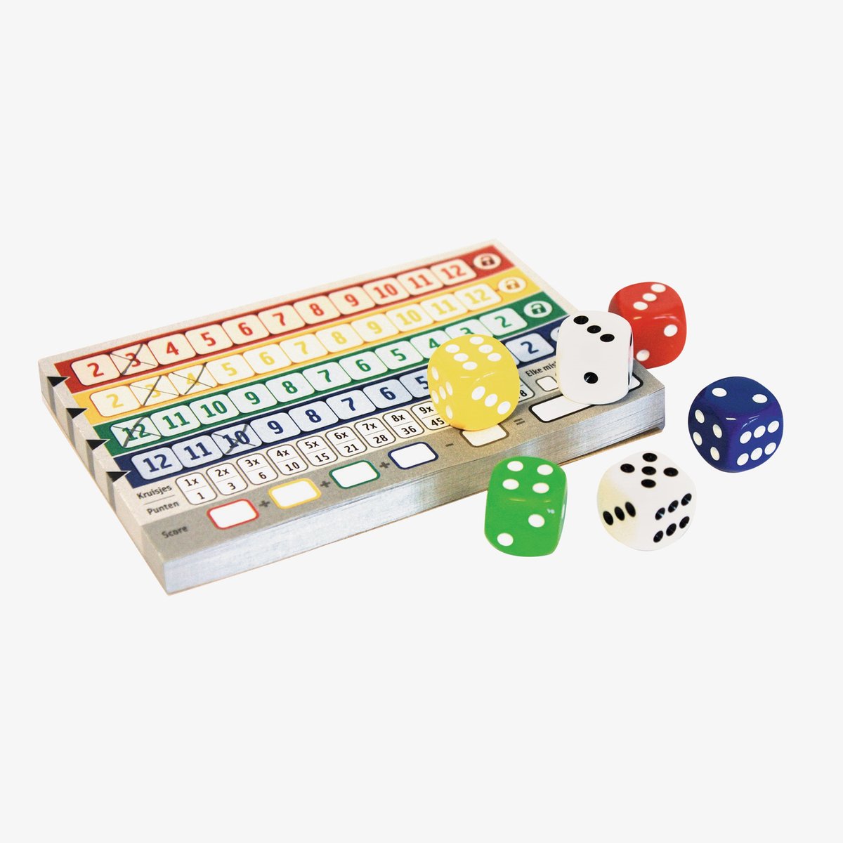 White Goblin Games - Qwixx Bloks (extra scorebloks) - Dobbelspel - 2 tot 5 spelers - Voor de hele familie - uitbreiding - Extra scoreblokken met nieuwe uitdagingen — afbeelding 2