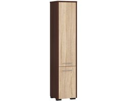 Kolomkast voor Badkamer FIN / AKORD Furniture Factory / Venge - Sonoma Eik / 30 x 140 x 30 cm