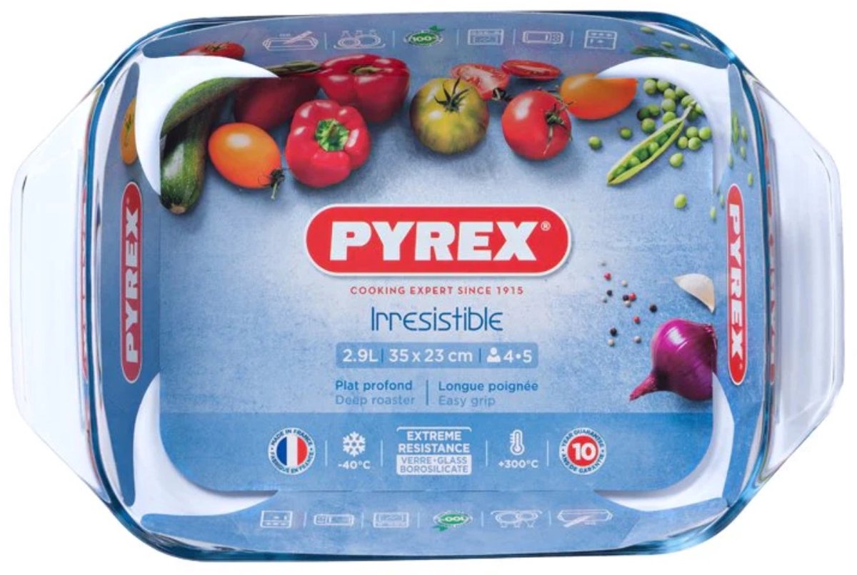 Pyrex - Rechthoekige ovenschaal 2,9 l 35 × 23 cm - Irresistible — cadeau in Kookcadeaus - foto 6