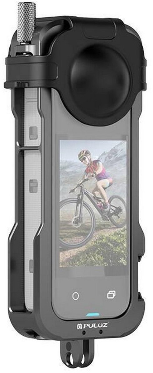 Puluz Behuizing Lens Cover Metaal Voor Insta 360 X4 Duurzaam