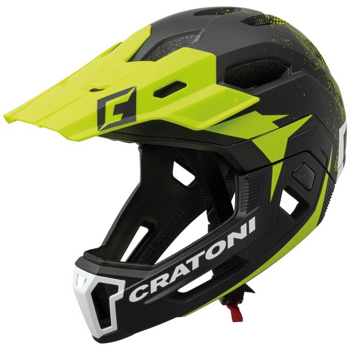 Helm Cratoni C-Maniac 2.0 MX black-lime matt M-L