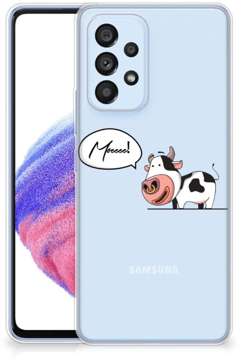 Samsung Galaxy A53 5G Telefoonhoesje met Naam Cheeky Cow