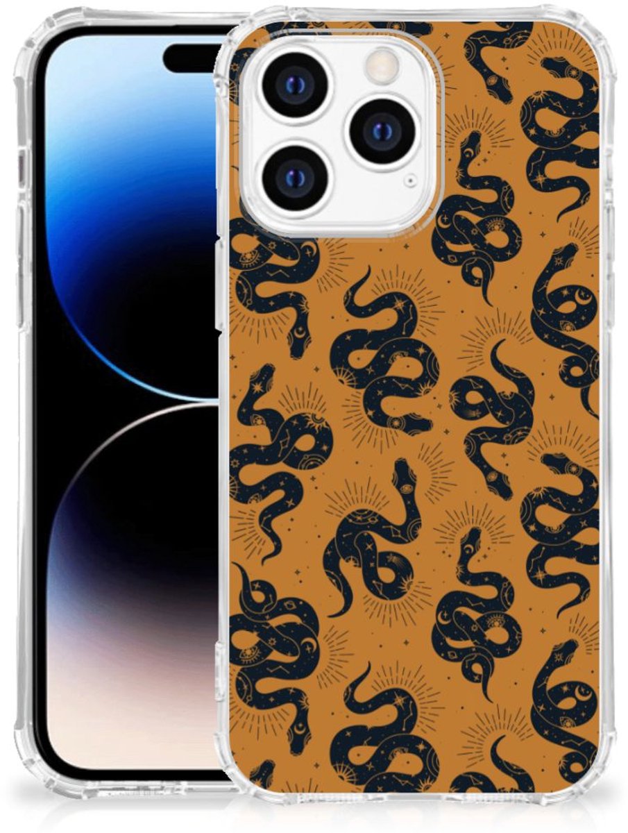 Case Anti-shock voor Apple iPhone 14 Pro Max Snakes