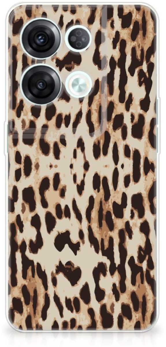OPPO Reno8 Pro TPU Hoesje Leopard