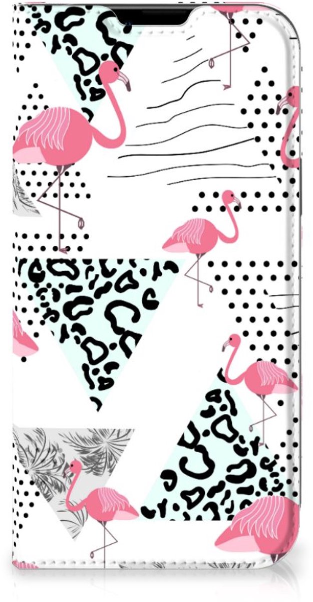 Apple iPhone 14 Plus Hoesje maken Flamingo Triangle