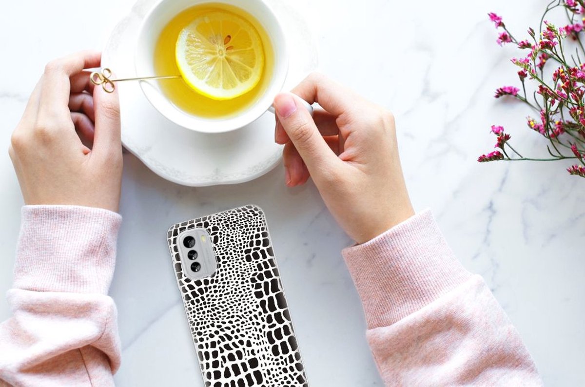 Nokia G60 TPU Hoesje Slangenprint