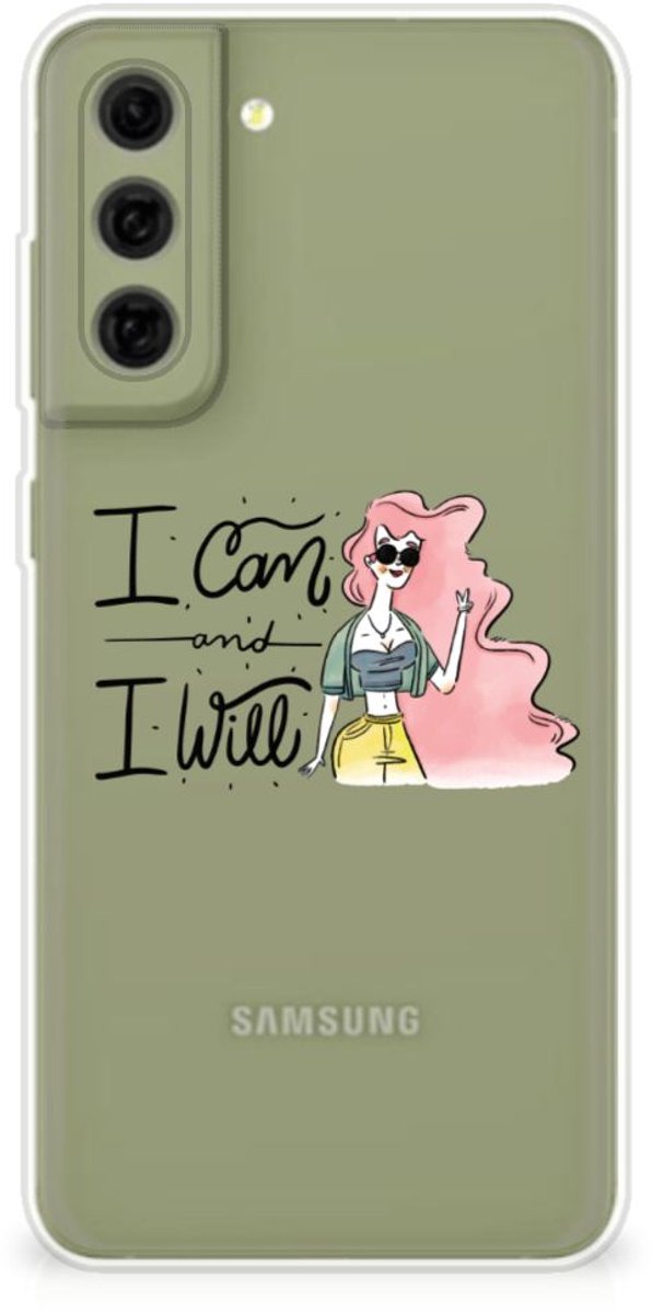 Samsung Galaxy S21FE Telefoonhoesje met Naam i Can