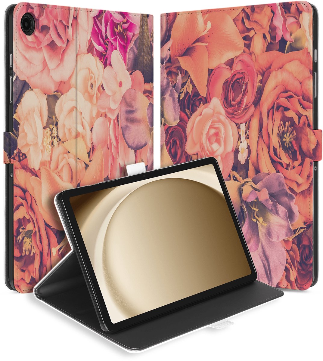 Samsung Galaxy Tab A9 Plus Tablethoesje Bosje Bloemen