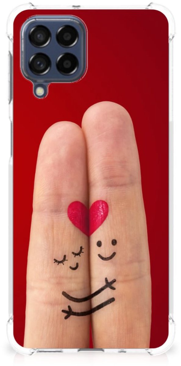Samsung Galaxy M53 Anti Shock Bumper Case Liefde - Origineel Romantisch Cadeau