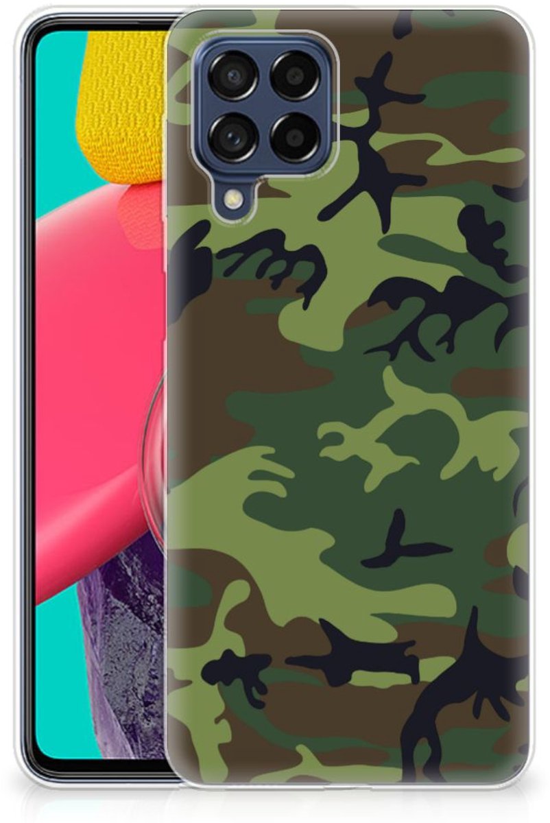 Samsung Galaxy M53 TPU bumper Army Dark