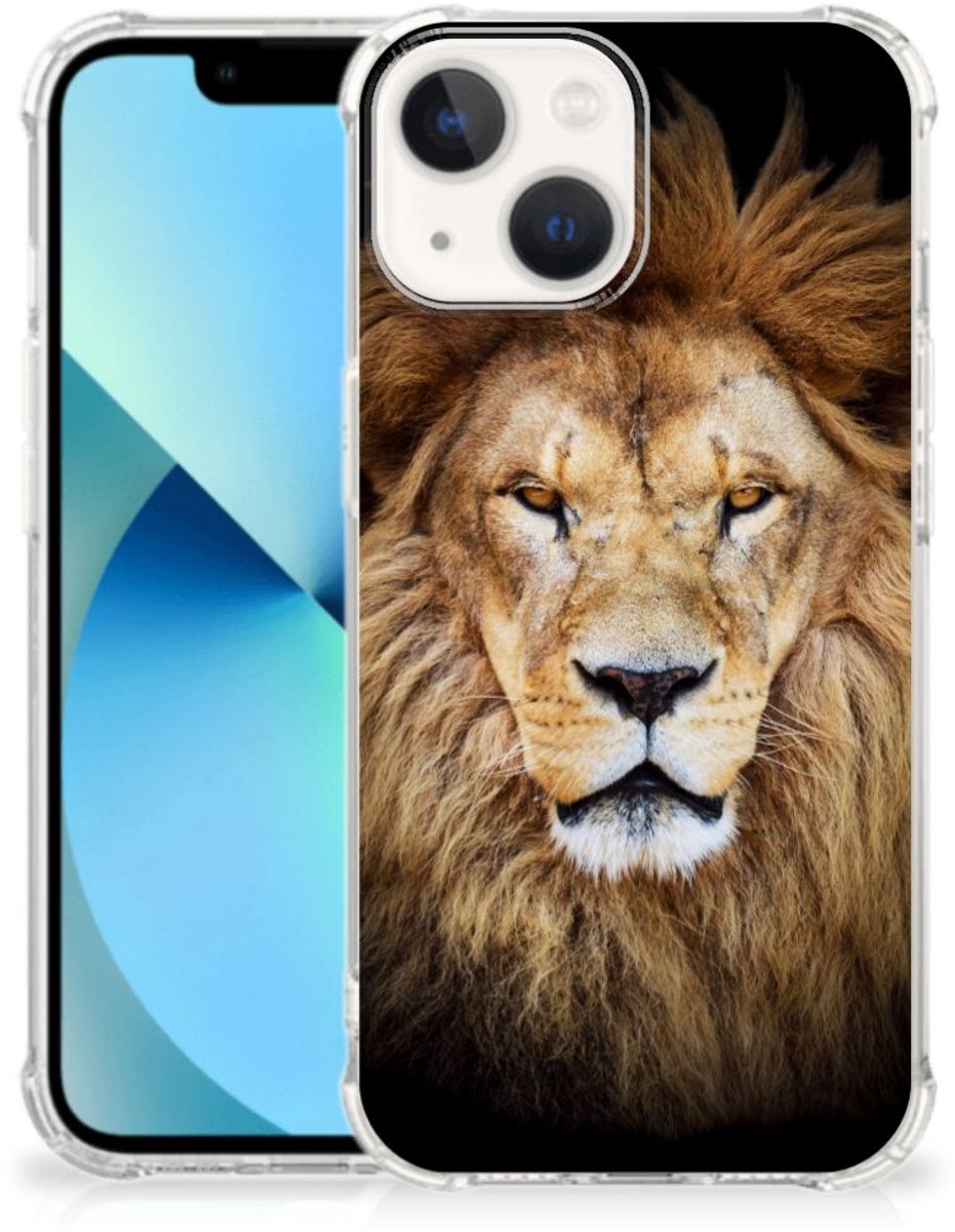 iPhone 13 mini Case Anti-shock Leeuw