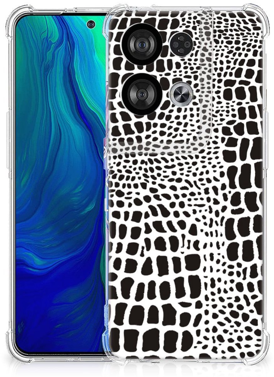 OPPO Reno8 Case Anti-shock Slangenprint