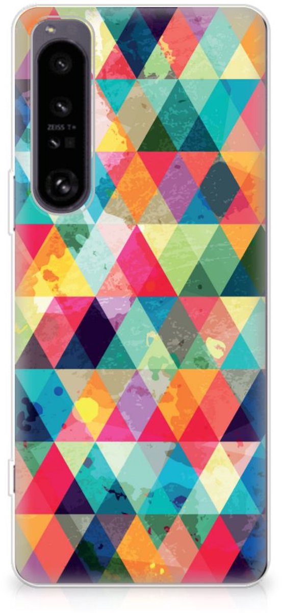 TPU Hoesje voor Sony Xperia 1 IV TPU bumper Geruit