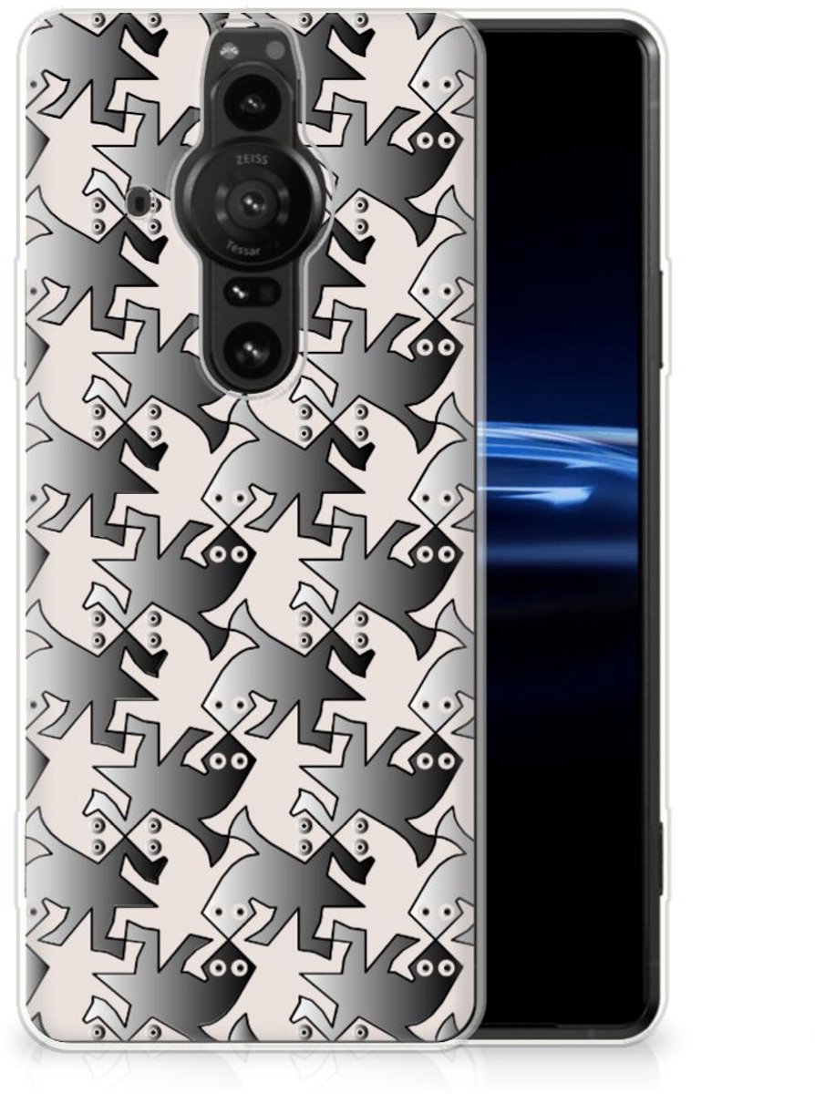 Sony Xperia Pro-I TPU Hoesje Salamander Grey