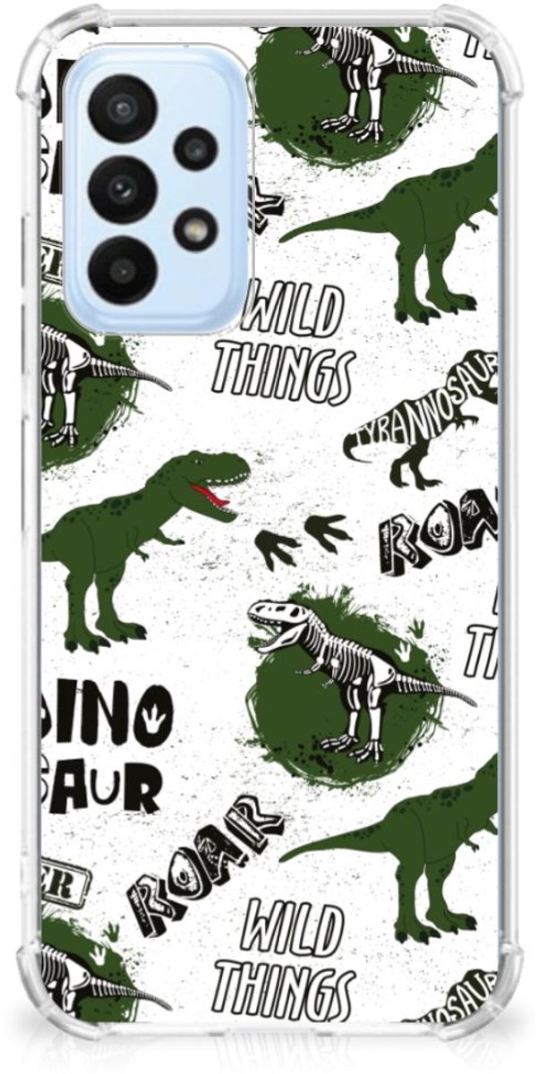 Case Anti-shock voor Samsung Galaxy A23 Dinosaurus