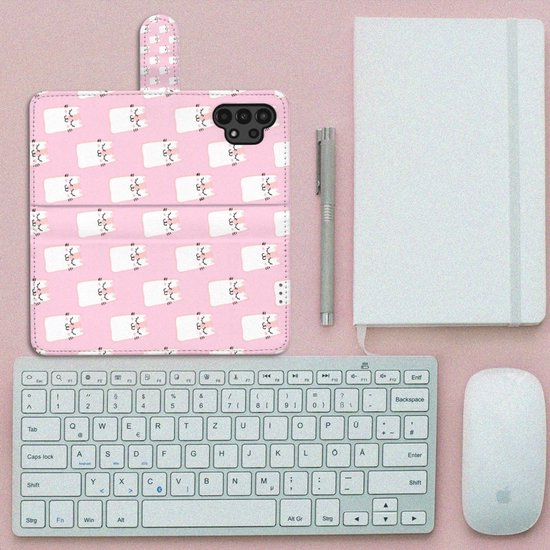 Coque pour téléphone portable Samsung Galaxy A13 (4G) Bookcase Cadeaux de la Saint-Valentin Cats endormis